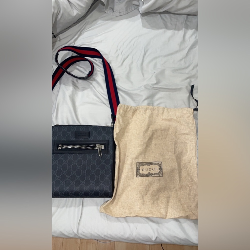 Gucci GG Black Small Messenger Bag